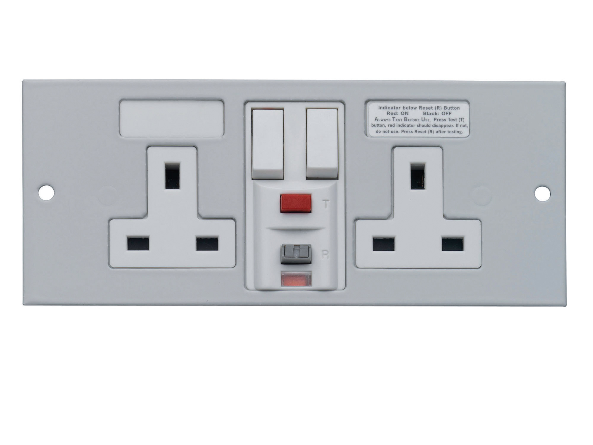 1 Twin RCD Socket