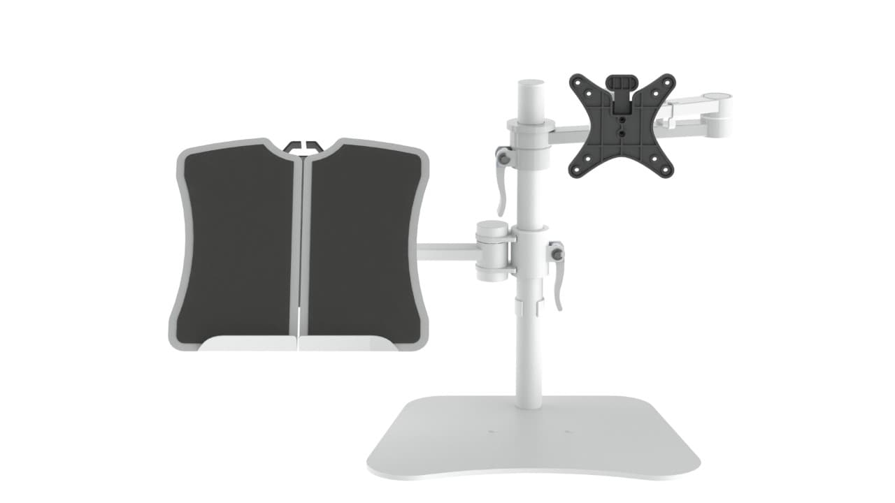 monitor and laptop stand