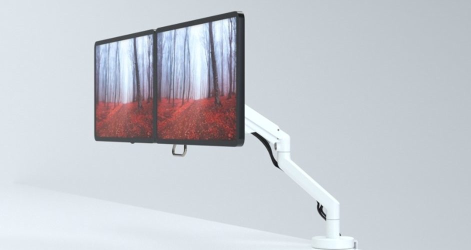 Reach plus monitor arm