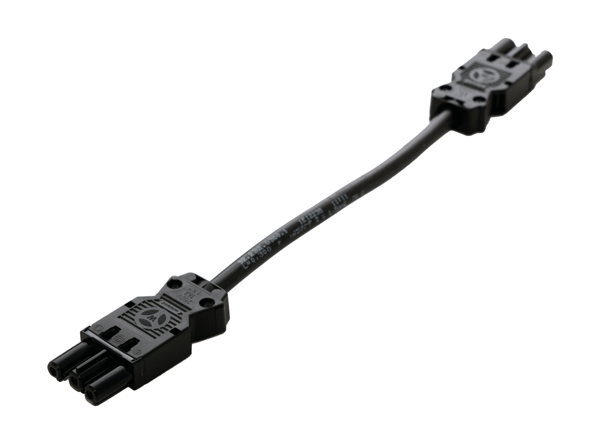 Connector Cable 3 Pole Male to 3 Pole Female