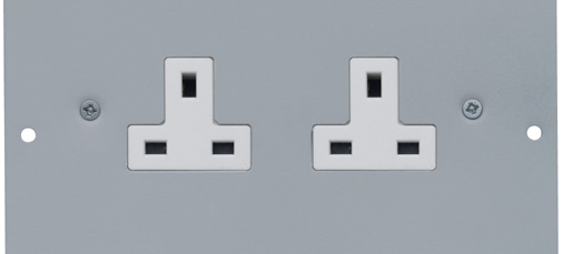 1 Twin 13A Unswitched Socket